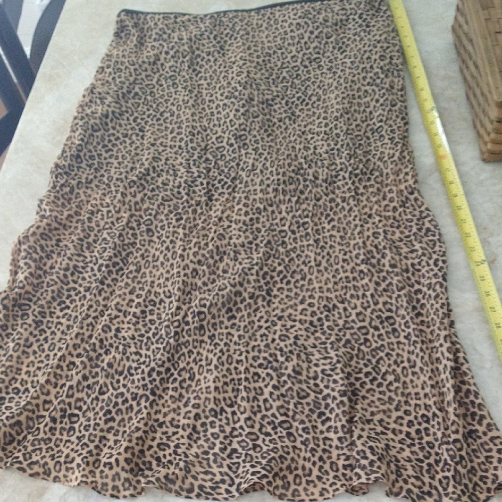 J. Crew Animal Print Maxi Skirt